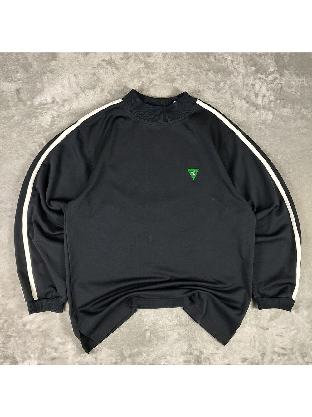 VTG Diadora streetwear lightweight sportswear sleeve stripe sweatshirt mens M